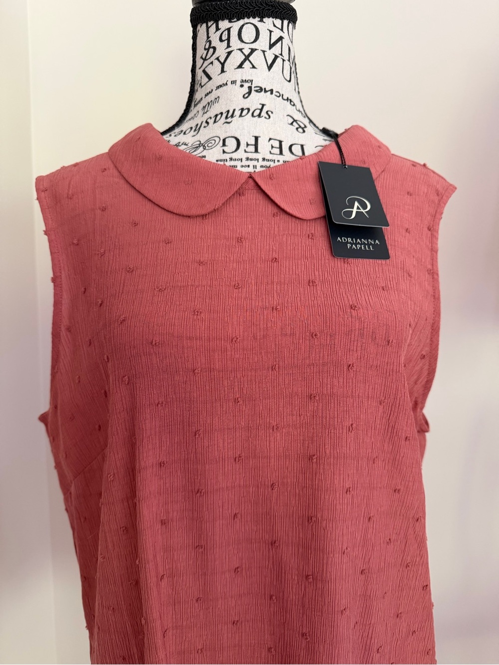 Adrianna Papell Muted Pink Tank Camisole